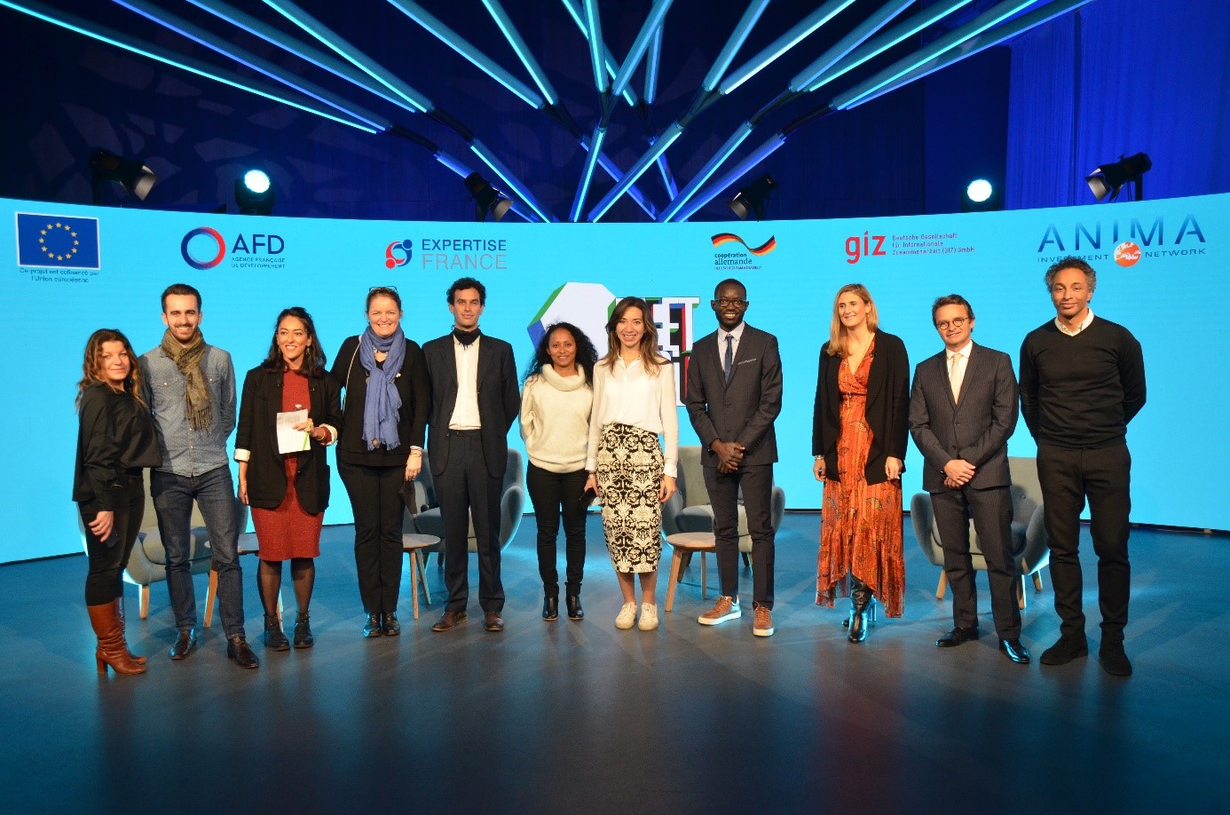 Fond visuel représentant des post-it