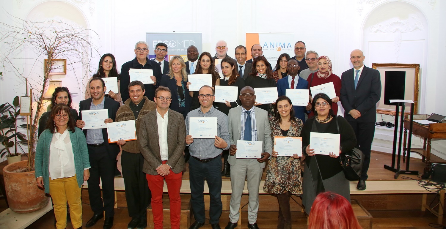 Masterclasses ANIMA remises des certificats de fin de formation EBSOMED