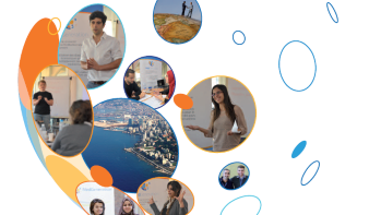 MedGeneration logo with people inside representing the diaspora