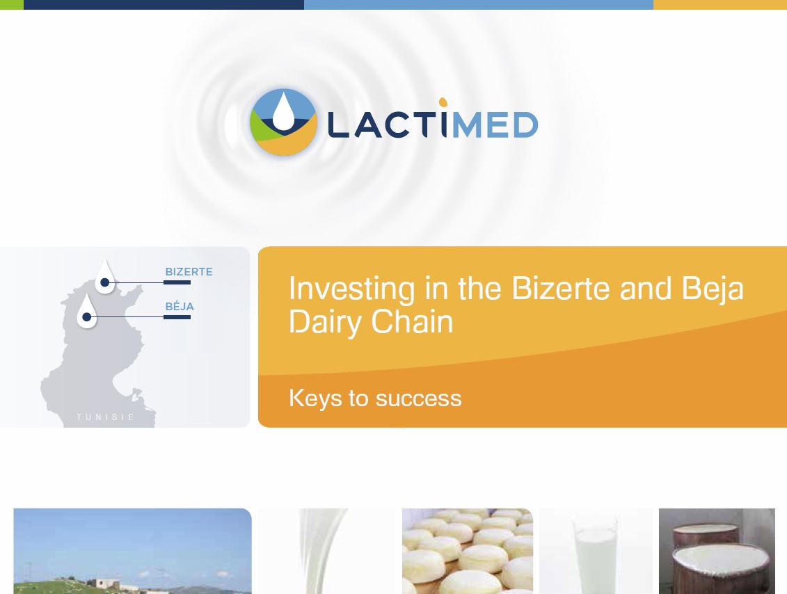 Cover of the Bizerte and Beja Dairy Chain document
